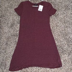 Burgundy and cream Forever 21 dress